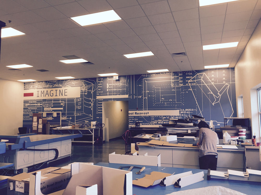 Commercial Wallpaper Hanging